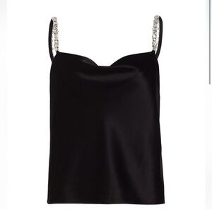Alicia and Olivia Harmon Crystal Satin Camisole-NWT